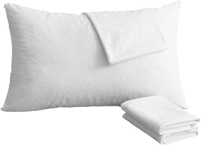 Pamukkale Matratzen - Wasserdichtes Kissen 2er Set 100% Baumwolle 50x70