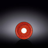 Wilmax Untertasse 11 cm Rot Porzellan WL-667233/B