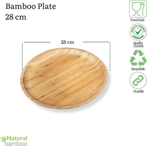 Wilmax Bambus Teller 28 cm Natur WL-771035/A