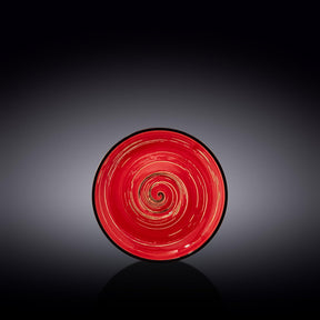 Wilmax Untertasse 14 cm Rot Porzellan