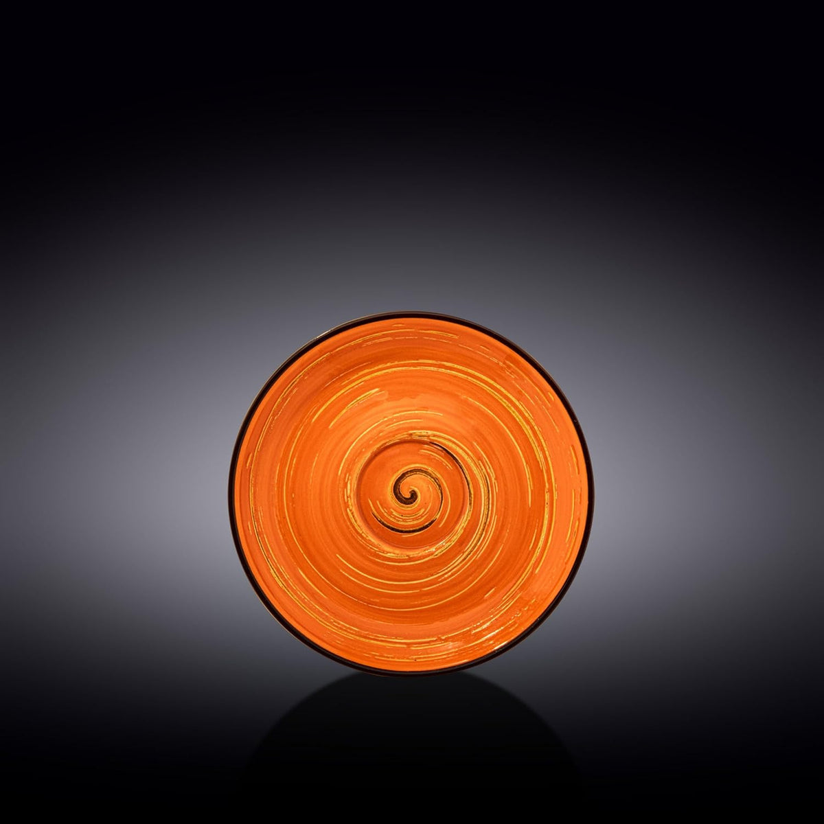 Wilmax Untertasse 15 cm Orange Porzellan WL-669336/B