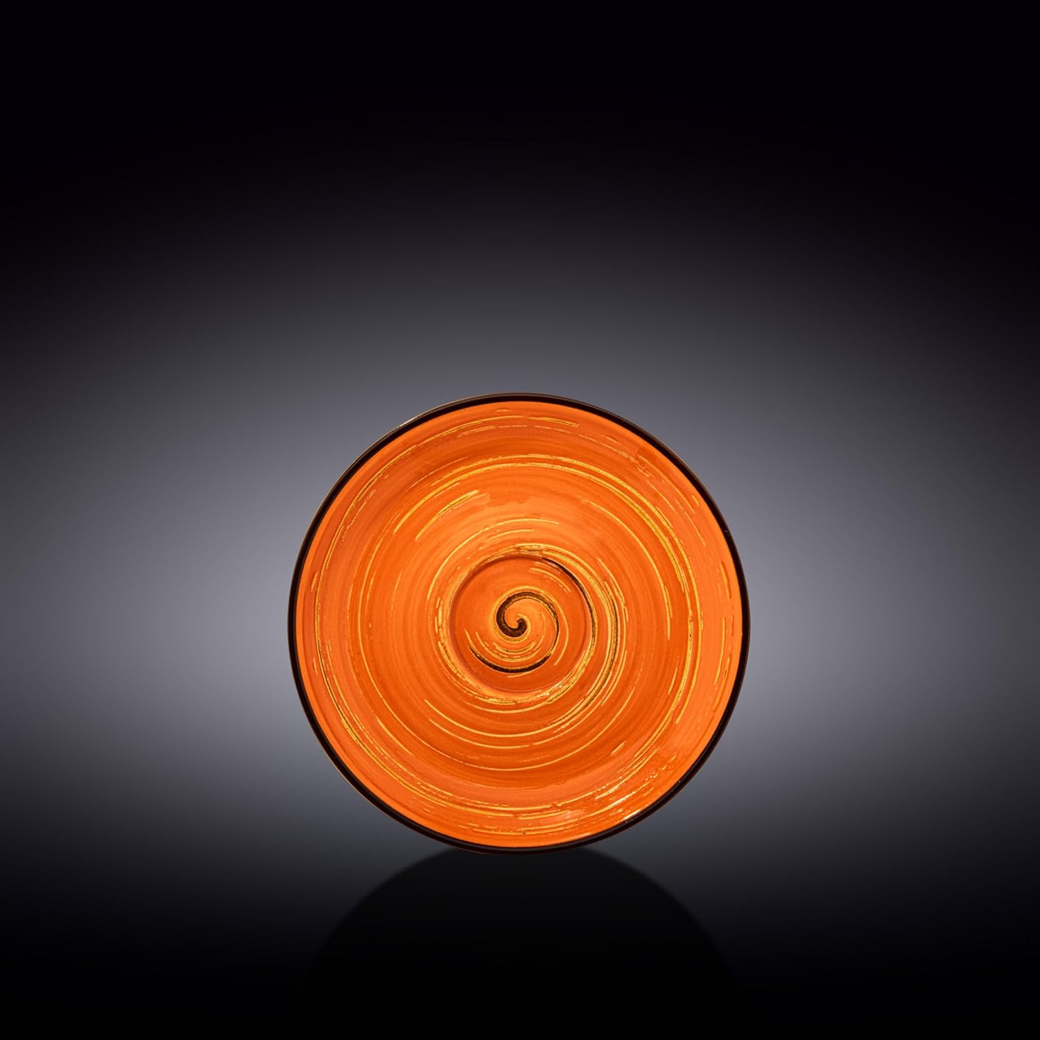 Wilmax Untertasse 15 cm Orange Porzellan