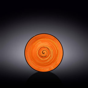 Wilmax Untertasse 15 cm Orange Porzellan