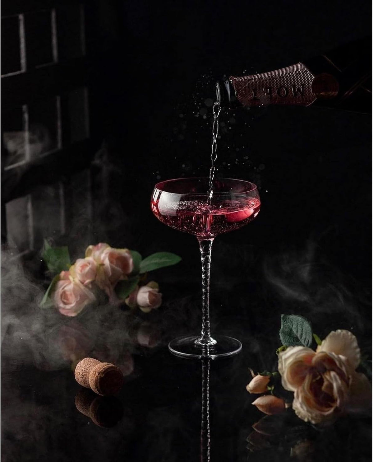 Wilmax Champagnerflöte 300 ml Kristallglas Transparent 2er Set WL-888105/2C