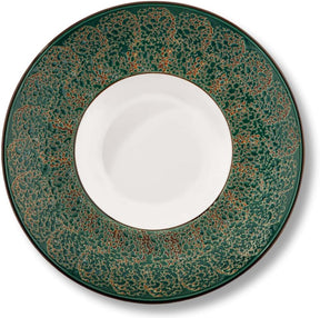 Wilmax Tiefer Teller 22,5 cm 1100 ml Grün Porzellan WL-667523/A