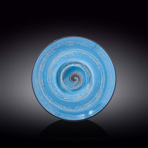 Wilmax Tiefer Teller 24 cm 200 ml Blau Porzellan WL-669625/A
