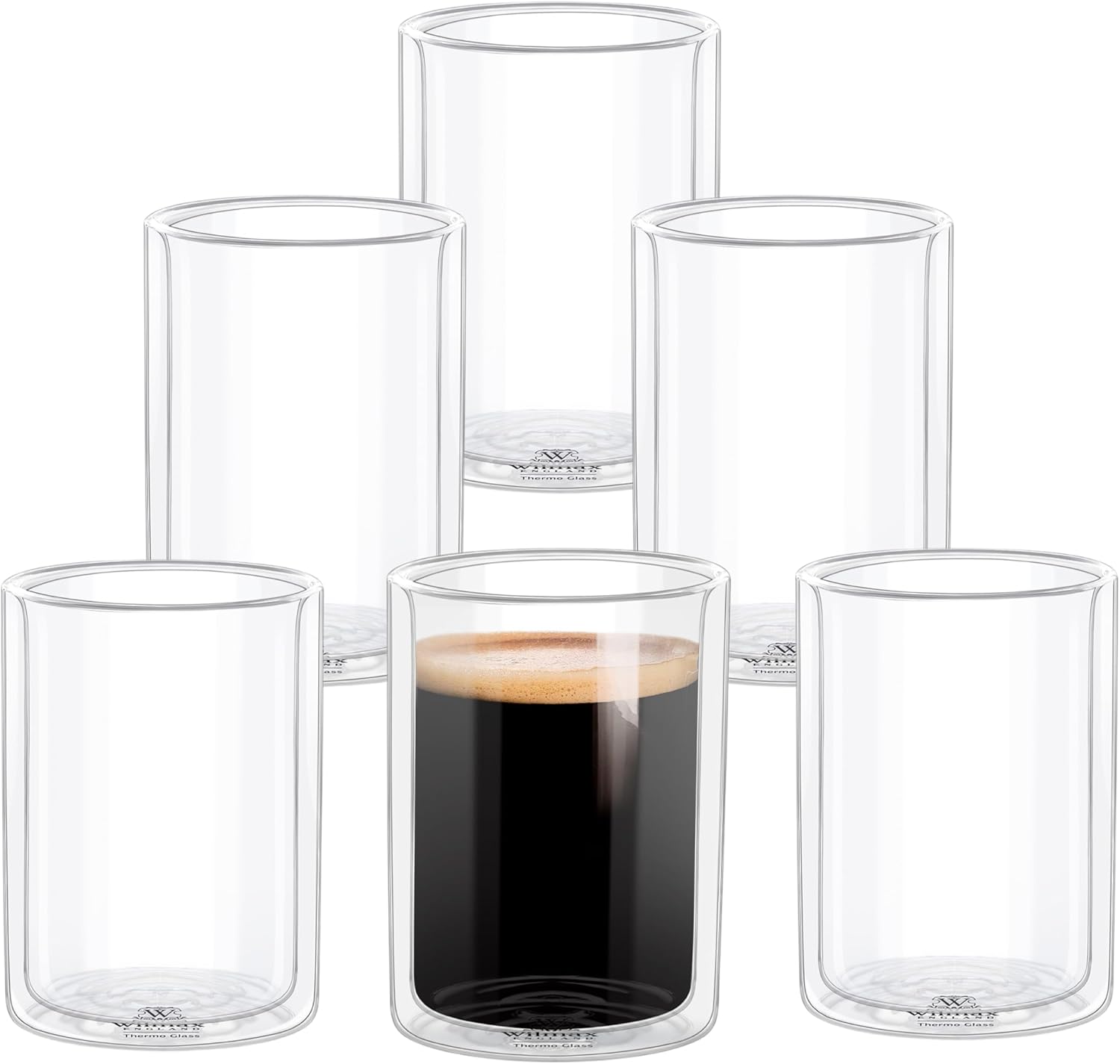 Wilmax Doppelwandiges Thermoglas