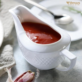 Wilmax Sauciere 230 ml Weiß Porzellan WL-880123/A