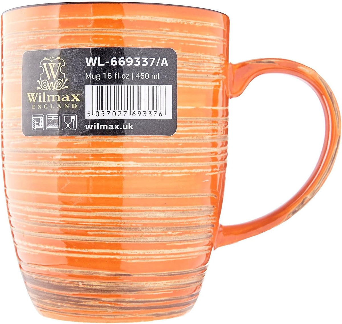 Wilmax Becher 460 ml Orange Porzellan WL-669337/A
