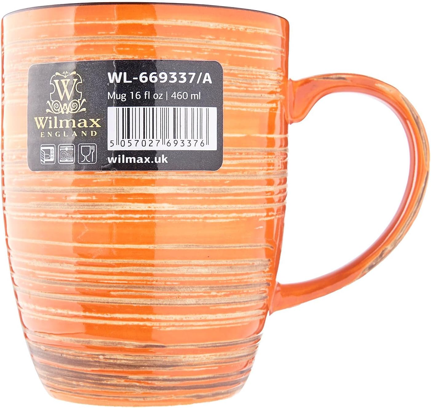 Wilmax Becher 460 ml Orange Porzellan WL-669337/A