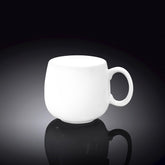 Wilmax Tasse 400 ml Weiß Porzellan für Kaffee und Tee WL-993084/A