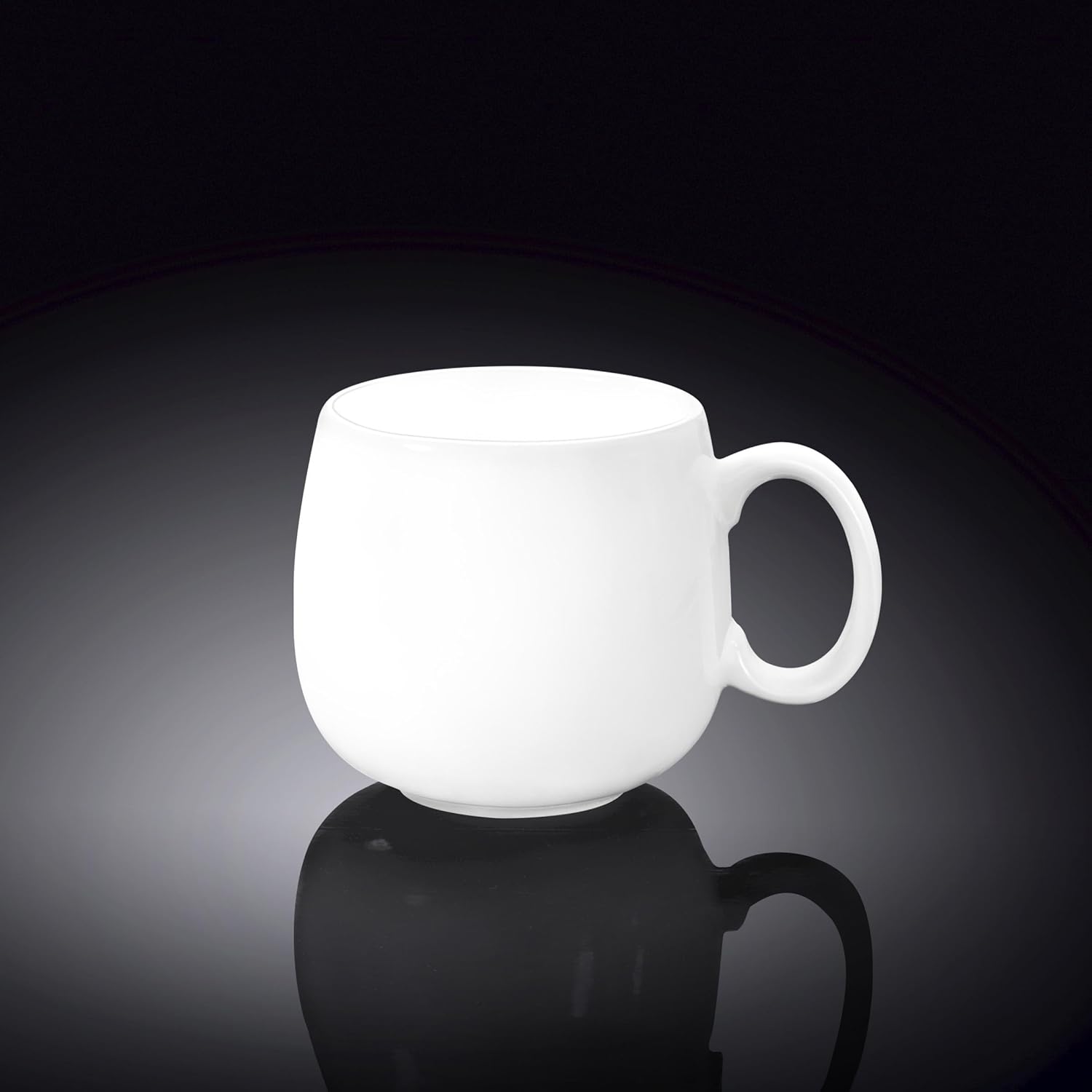 Wilmax Tasse 400 ml Weiß Porzellan 2er Set WL-993084/A2