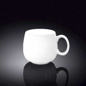 Wilmax Tasse 400 ml Weiß Porzellan 2er Set WL-993084/A2