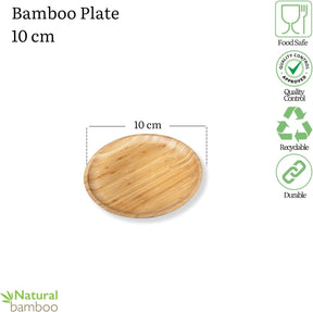 Wilmax Bambus Teller 10 cm Natur WL-771028/A