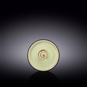 Wilmax Untertasse 11 cm Pistazie Porzellan