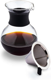 Wilmax Kaffee Dekanter 950 ml Borosilikatglas Transparent WL-888854/A