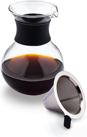 Wilmax Kaffee Dekanter 950 ml Borosilikatglas Transparent WL-888854/A