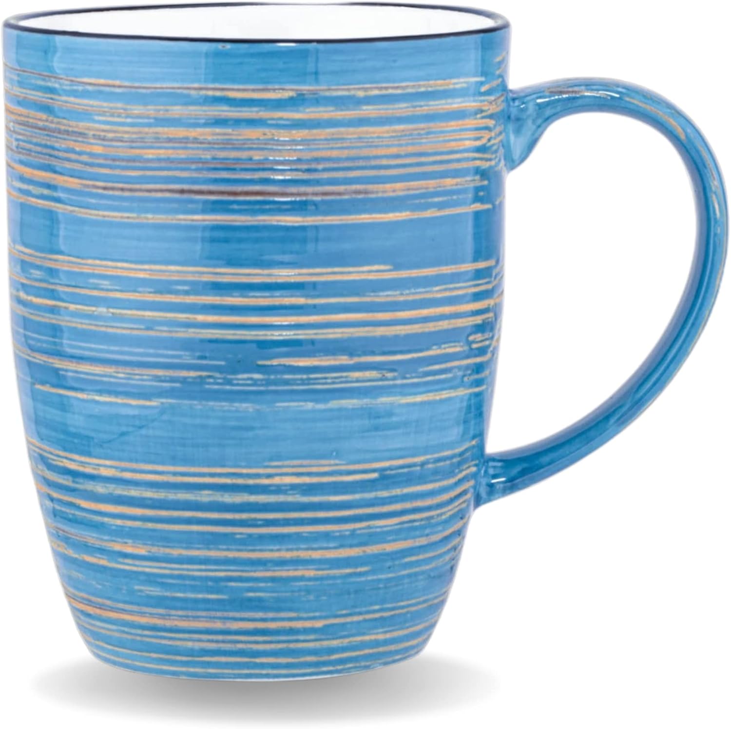 Wilmax Becher 460 ml Blau Porzellan 6er Set WL-669637/A6