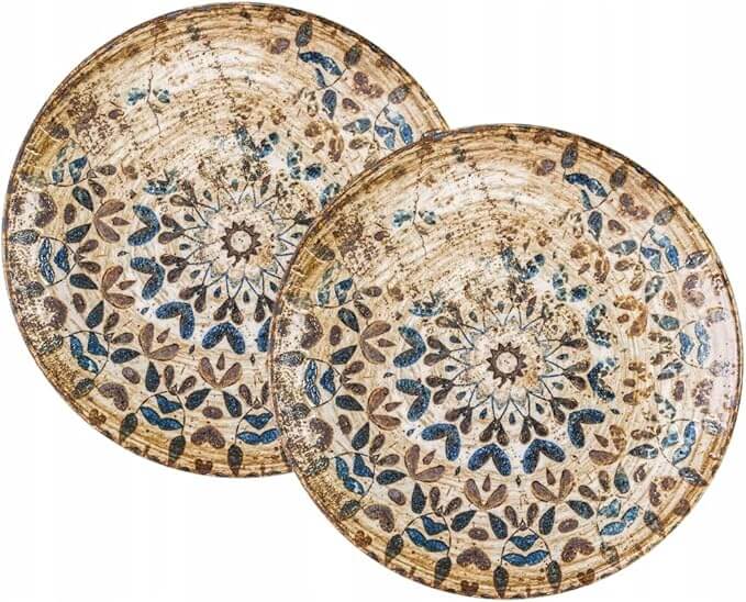 Wilmax Teller 25 cm Mehrfarbig Porzellan 2er Set WL-671905/A2