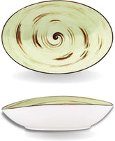 Wilmax Schale oval 30x19,5 cm Pistazie Porzellan WL-669141/A