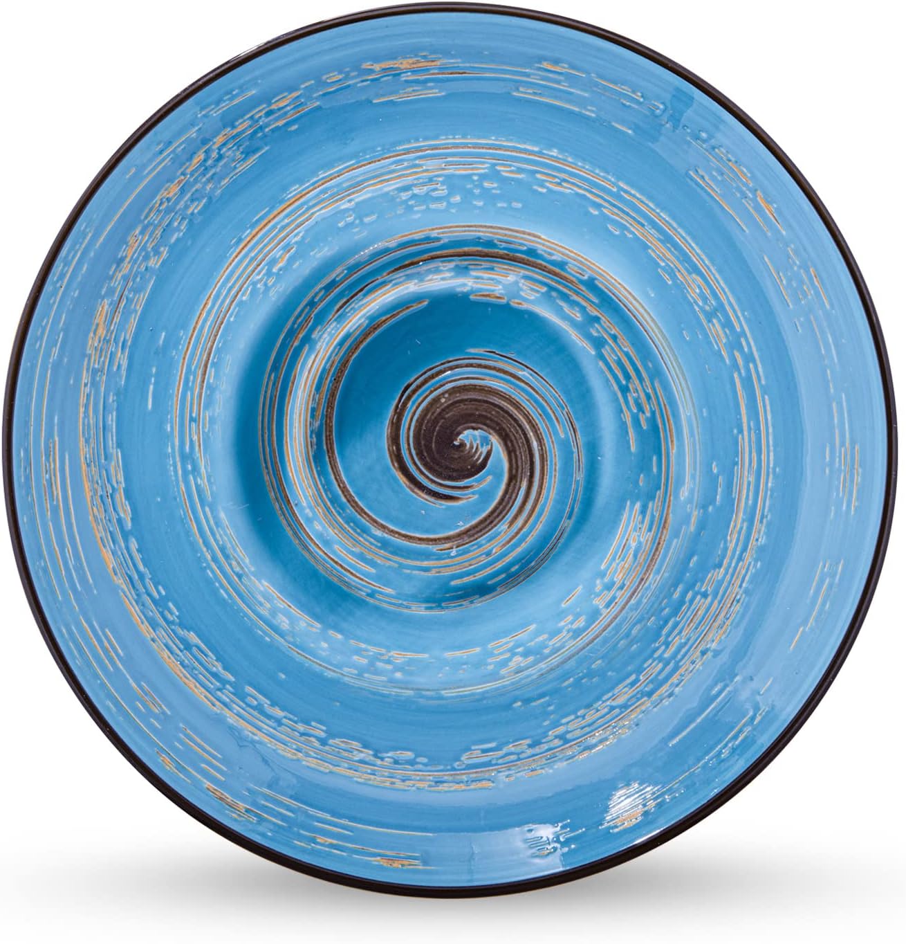Wilmax Tiefer Teller 22,5 cm 1100 ml Blau Porzellan WL-669623/A