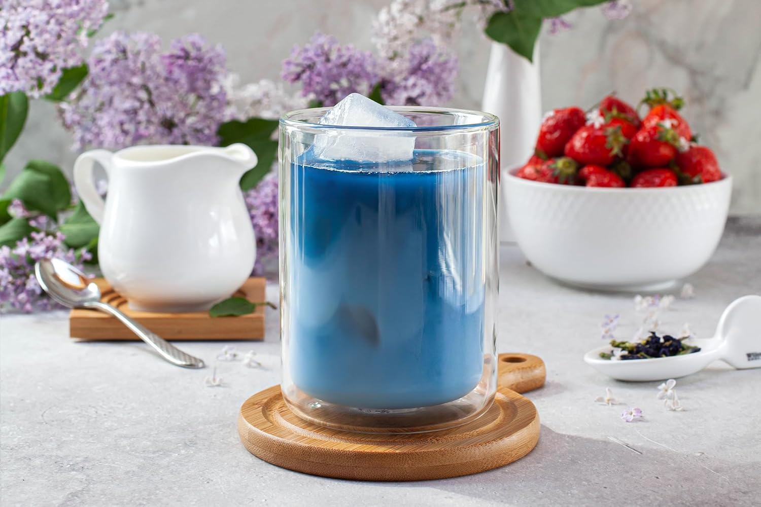 Wilmax Doppelwandiges Thermoglas 400 ml Transparent WL-888785/A