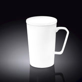 Wilmax Becher 420 ml Weiß Porzellan für Kaffee und Tee