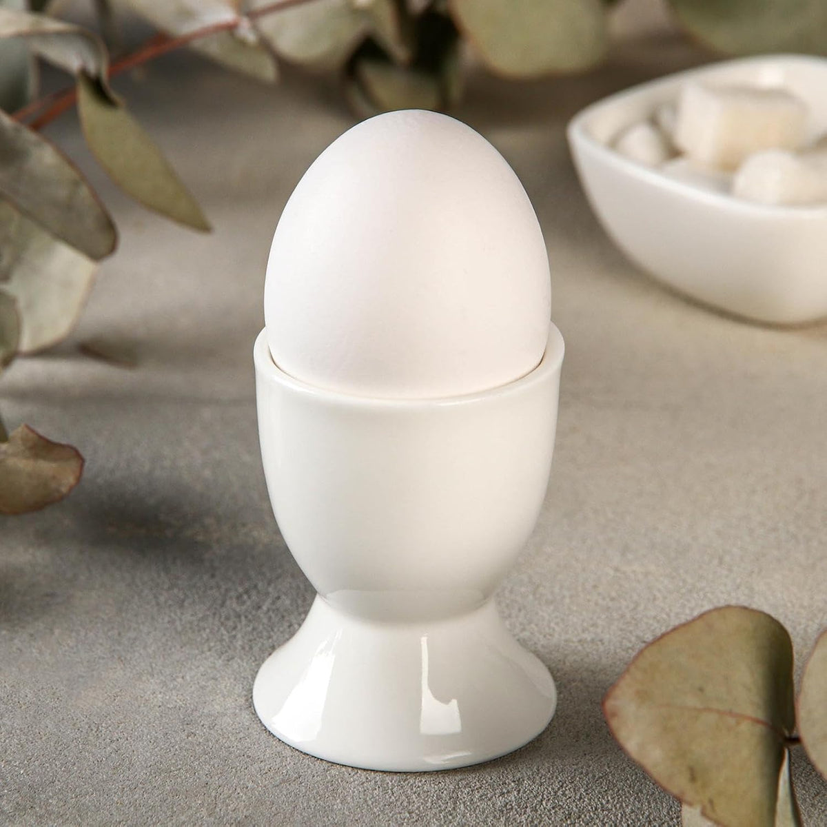 Wilmax Eierbecher 5 x 6.5 cm Porzellan Weiß WL-996127/A