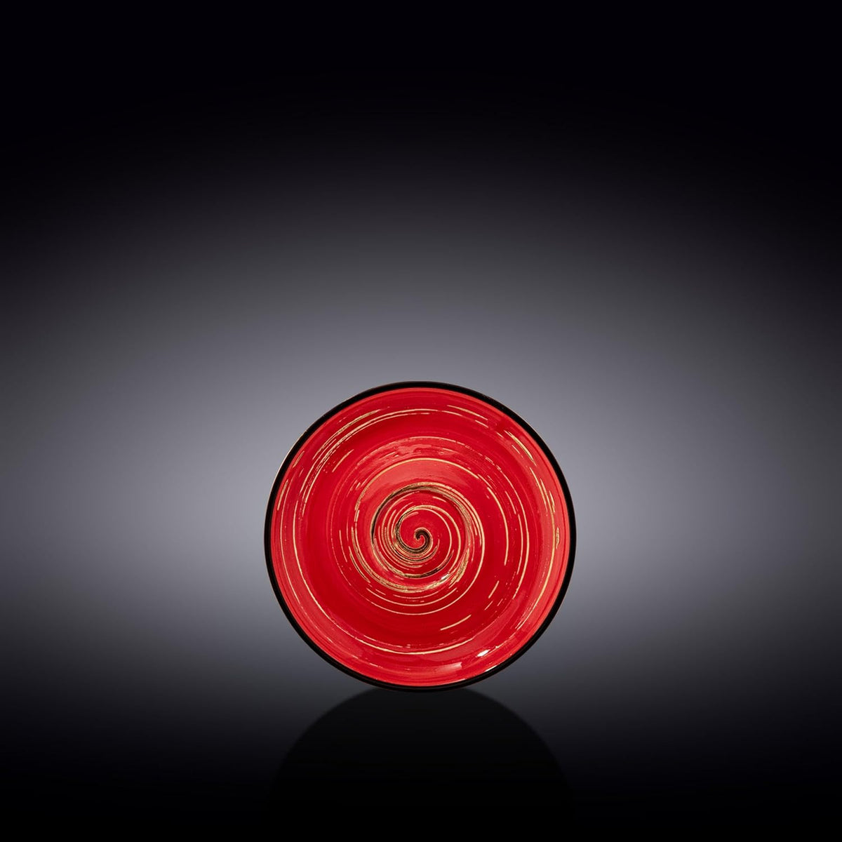 Wilmax Untertasse 11 cm Rot Porzellan WL-669233/B