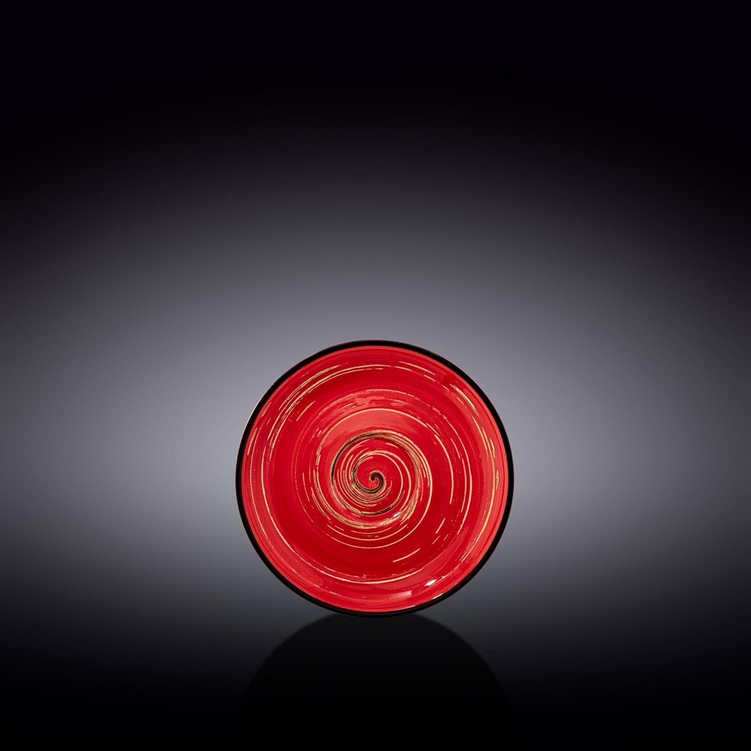 Wilmax Untertasse 11 cm Rot Porzellan