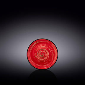 Wilmax Untertasse 11 cm Rot Porzellan