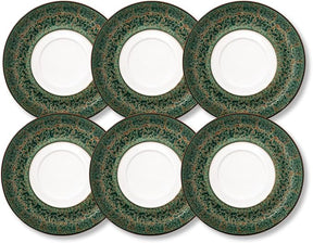 Wilmax Teller 16 cm Grün Porzellan 6er Set WL-667539/A6