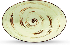 Wilmax Schale oval 25 cm Pistazie Porzellan WL-669140/A