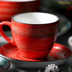 Wilmax Tasse 300 ml Rot Porzellan