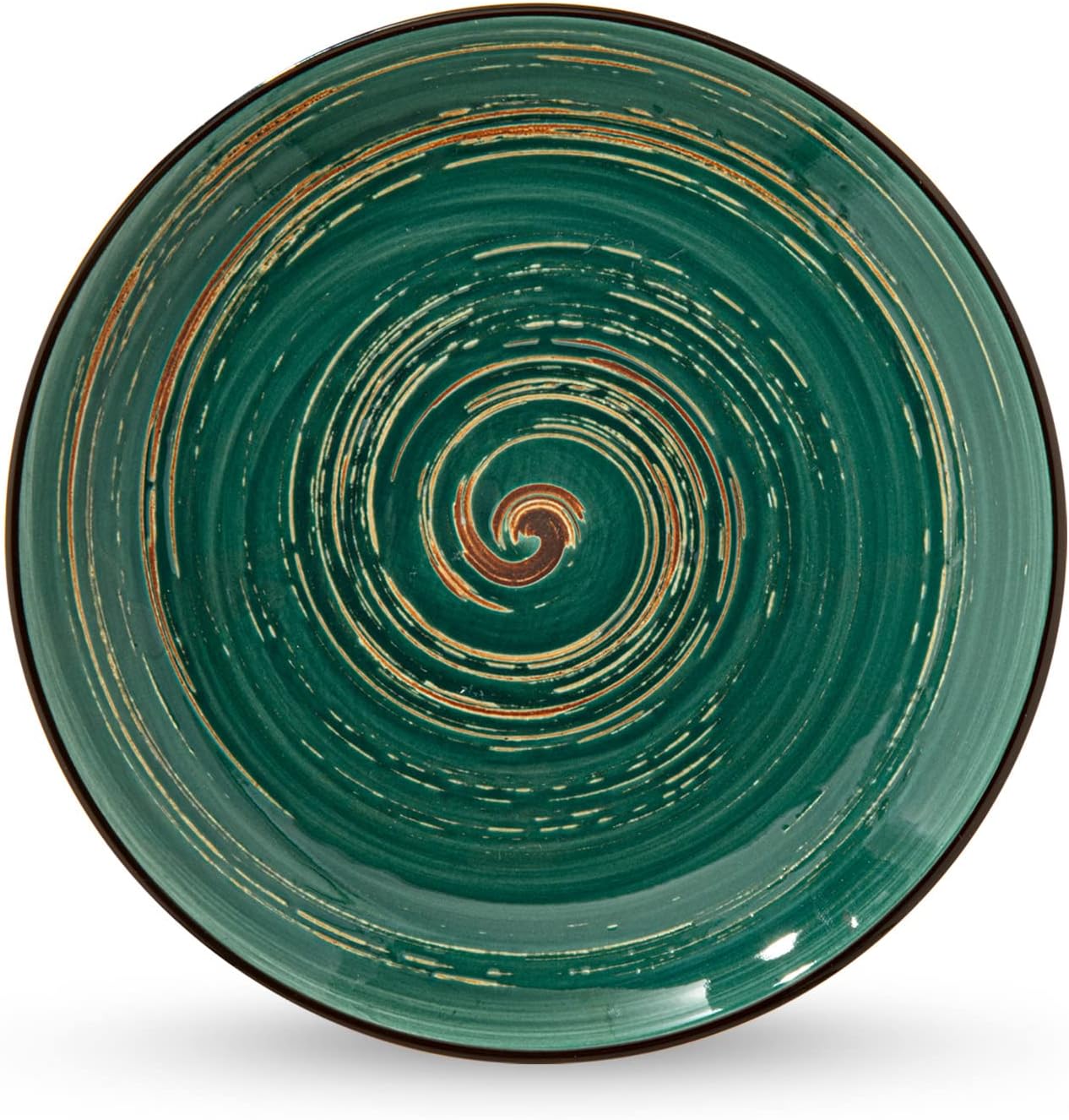 Wilmax Teller 20,5 cm Grün Porzellan 6er Set WL-669512/A6