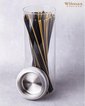 Wilmax Vorratsglas mit Metalldeckel – 2000 ml (10 × 30,5 cm)