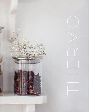 Wilmax Vorratsglas mit Metalldeckel – 2000 ml (10 × 30,5 cm)