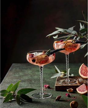 Wilmax Champagnerflöte 300 ml Kristallglas Transparent 2er Set WL-888105/2C