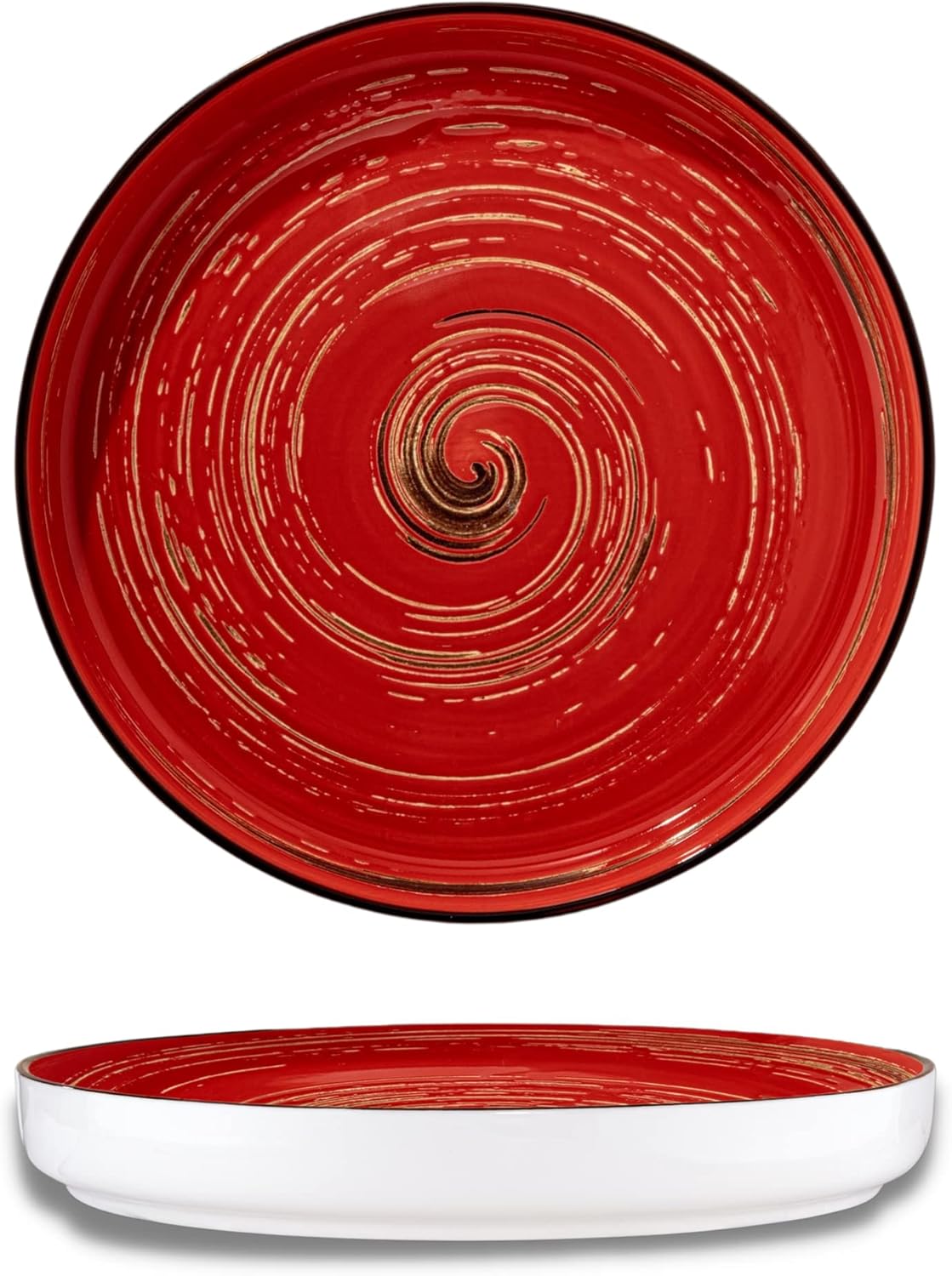 Wilmax Teller 28 cm Rot Porzellan WL-669220/A