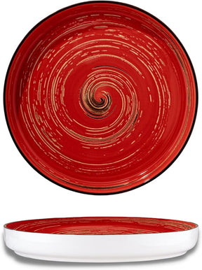 Wilmax Teller 28 cm Rot Porzellan WL-669220/A