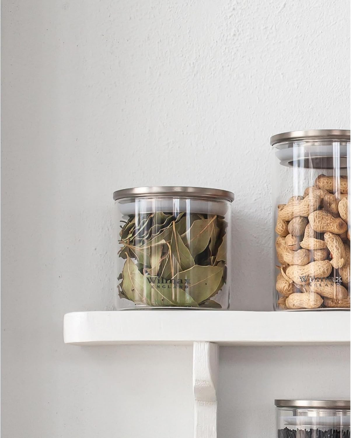 Wilmax Vorratsglas mit Metalldeckel – 2000 ml (10 × 30,5 cm)