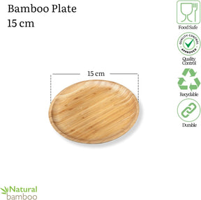 Wilmax Bambus Teller 15 cm Natur WL-771030/A