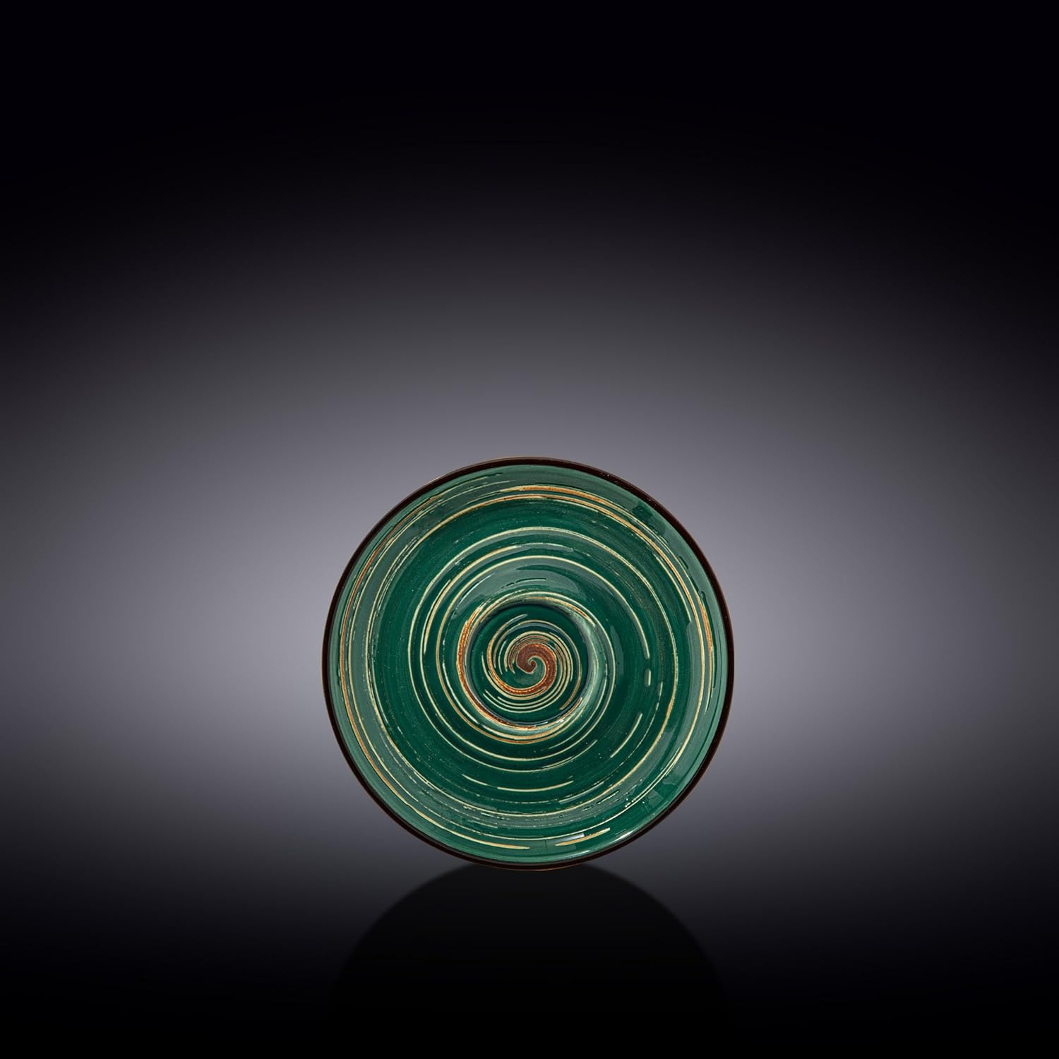Wilmax Untertasse 12 cm Grün Porzellan