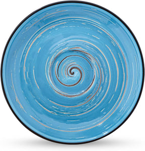 Wilmax Untertasse 14 cm Blau Porzellan