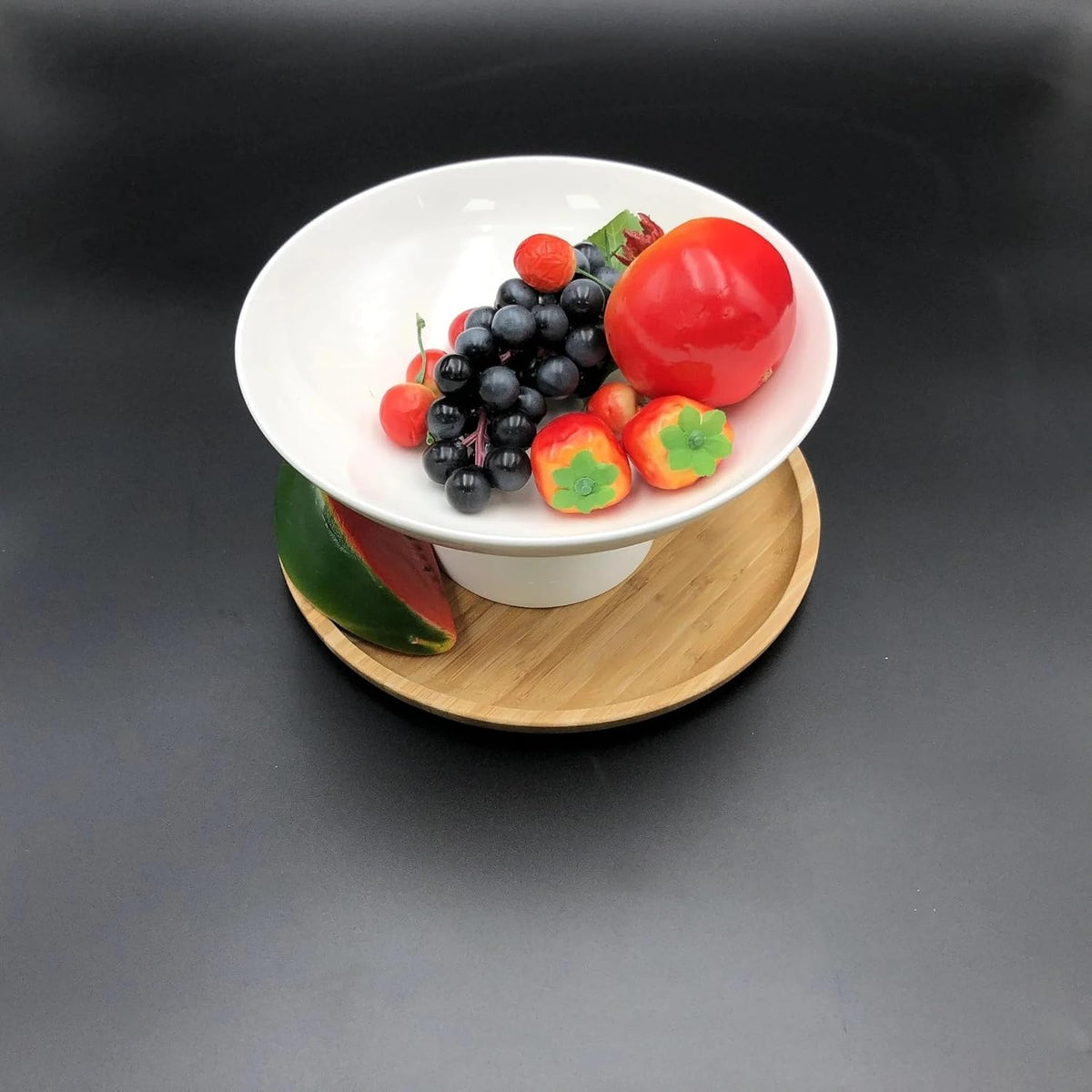 Wilmax Obstschale 24 x 11.5 cm Porzellan Weiß WL-996126/1C