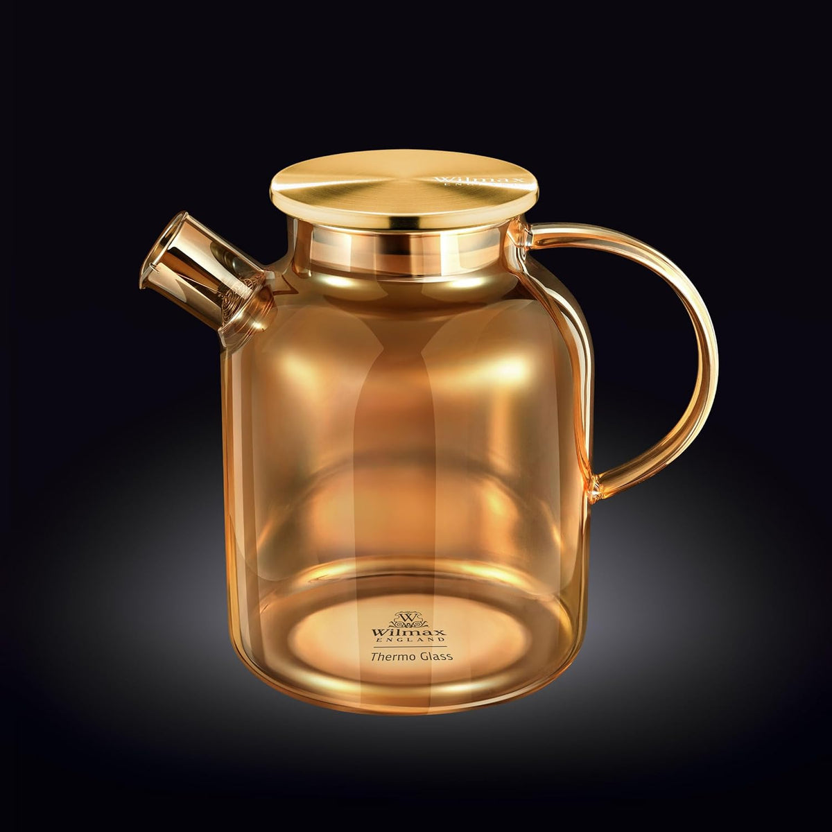 Wilmax Thermoglas-Teekanne 1600 ml Gold WL-888811003/A