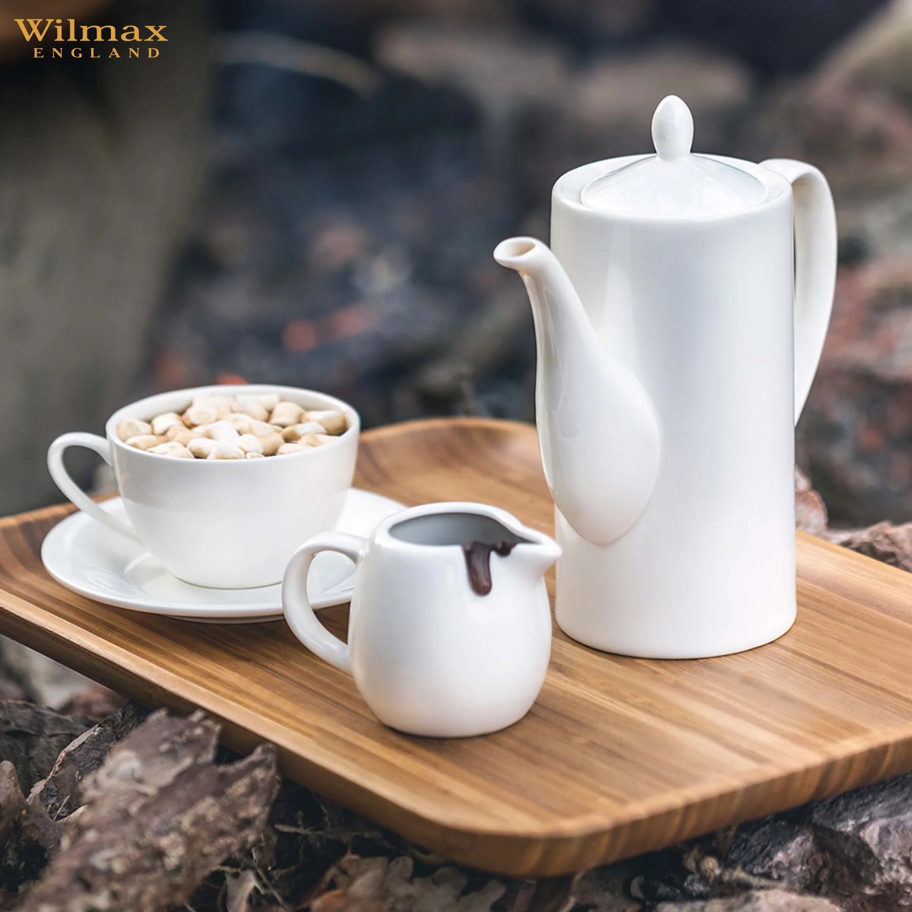 Wilmax Sahnekännchen 150 ml Weiß Porzellan WL-995004/A