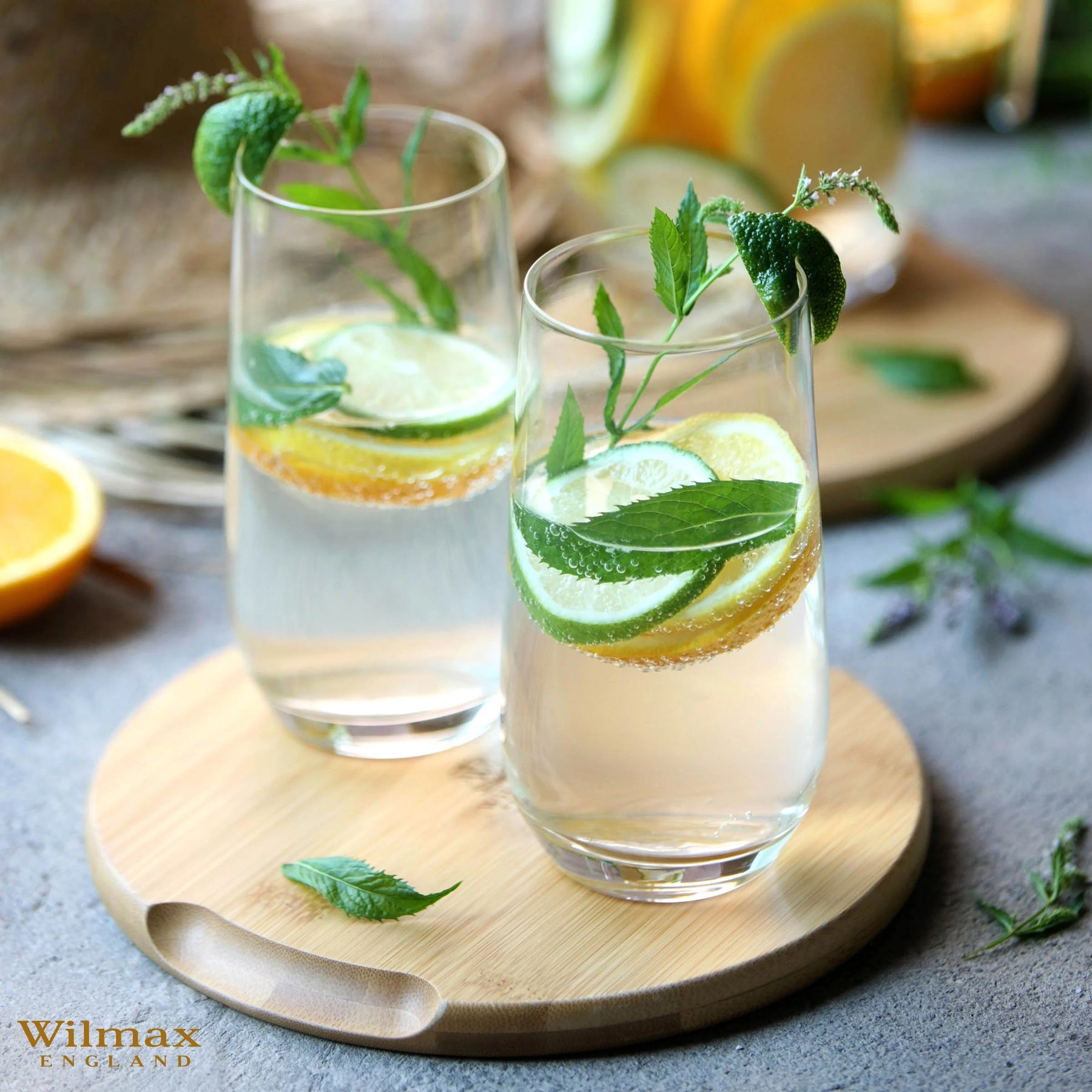 Wilmax Longdrinkglas 500 ml Kristallglas Transparent 2er Set WL-888052/2C
