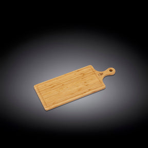 Wilmax Bambus Servierbrett mit Griff 50x20 cm Natur WL-771135/A