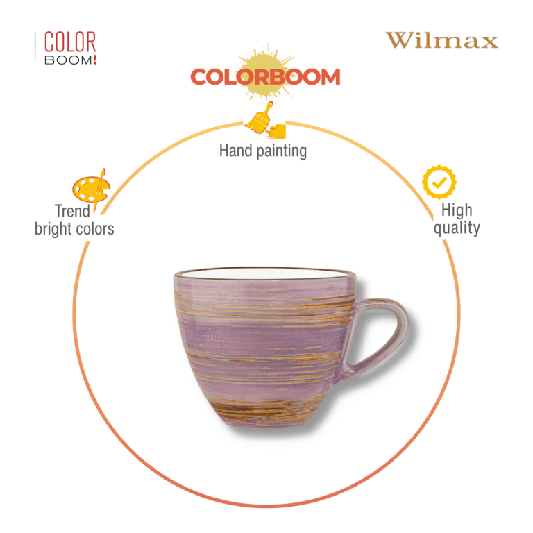 Wilmax Tasse 300 ml Lavendel Porzellan WL-669736/A